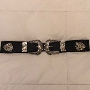 Western buckle belt